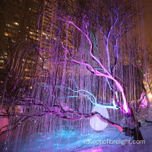 luces de fibra óptica para árbol de navidad